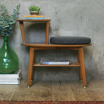 Mid Century Chippy Heath Telephone Seat – 2811i