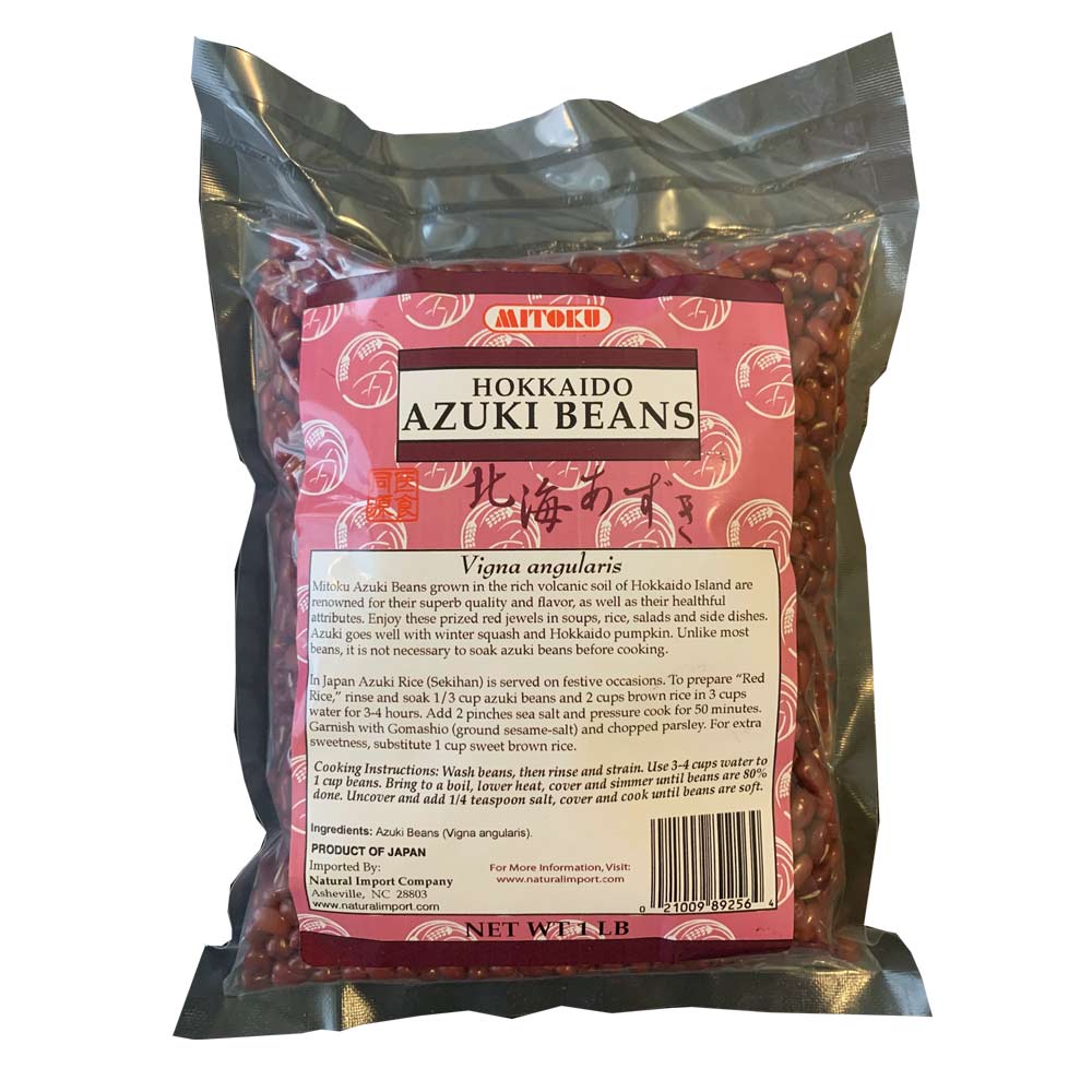 Mitoku Hokkaido Azuki Beans. Product of Japan.