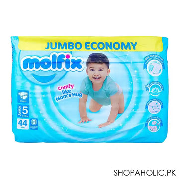 Molfix Diaper 5 Junior Jumbo Economy, 11-18 KG, 44-Pack - Main Image