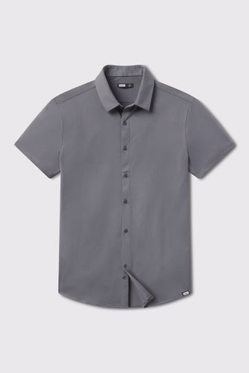 Men's Athletic Fit Dress Shirts: Wrinkle-free, Stretch, Odor-Resistant –  Barbell Apparel