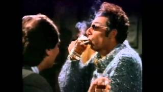 Seinfed: Inside Look where some of the actors discuss Kramer's  smoking/drinking