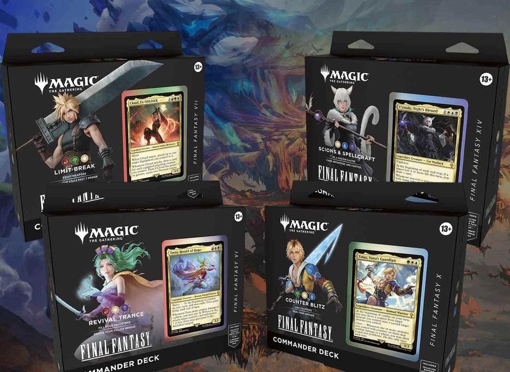 How to Upgrade All Four MTG—FINAL FANTASY Commander Precon Decks