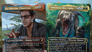 Magic: The Gathering's Jurassic World cards will let you fight a dinosaur with commander Jeff Goldblum