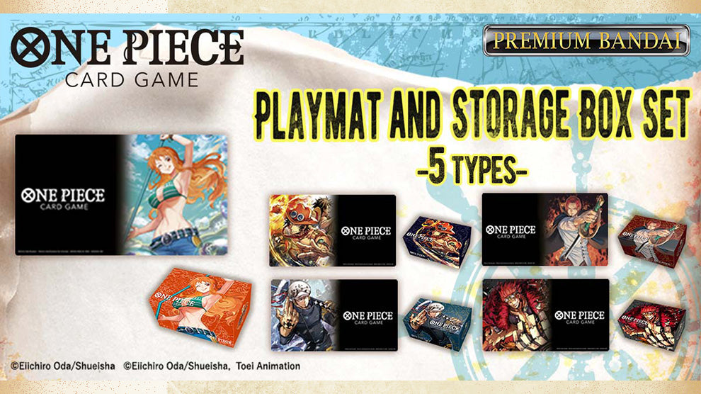 PREMIUM BANDAI Playmat and Storage Box Set -5 types- − PRODUCTS｜ONE PIECE  CARD GAME