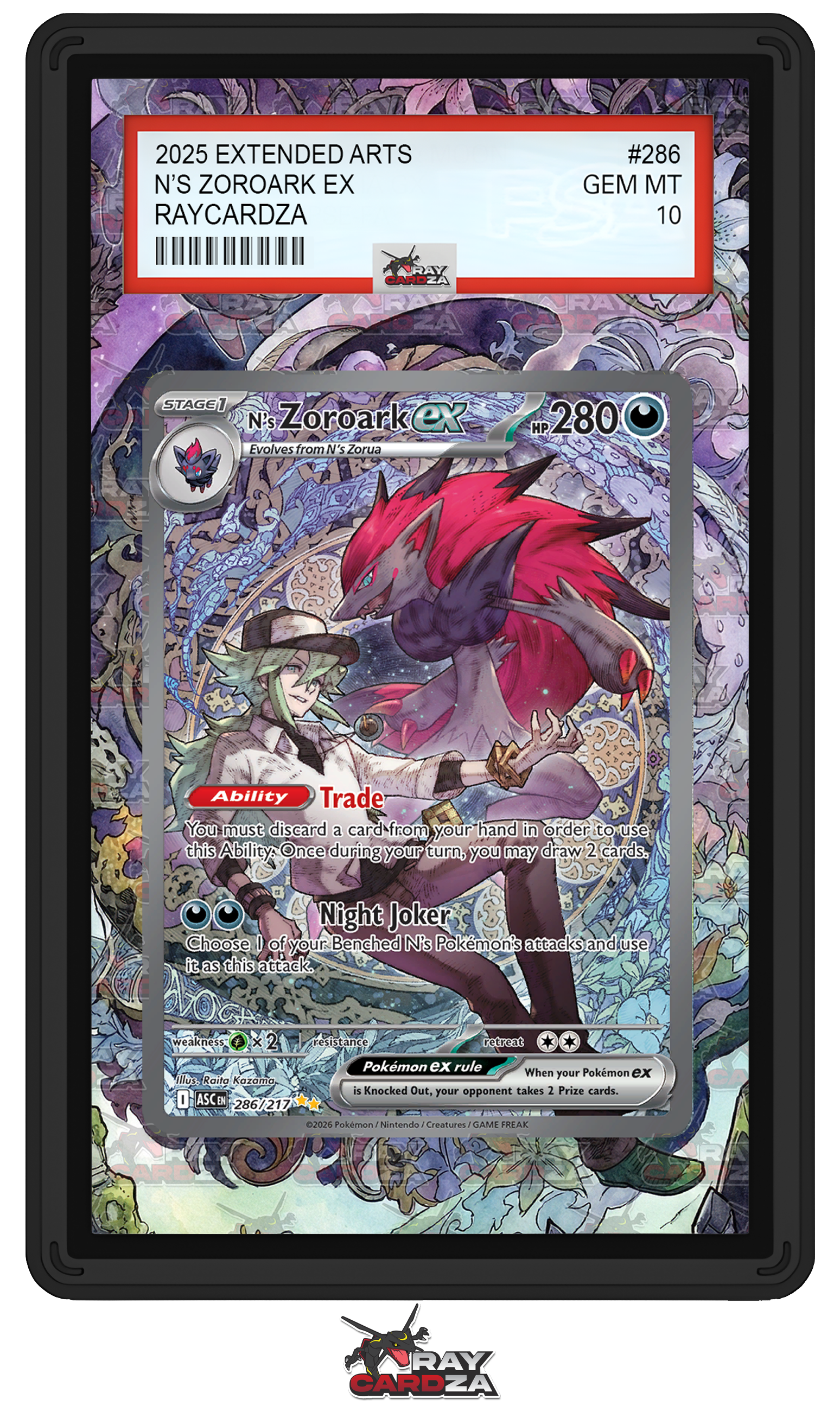 N's Zoroark EX #286  EXTENDED ART