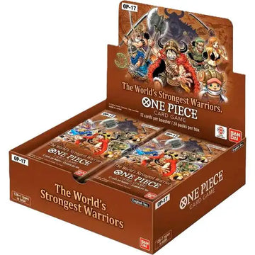 One Piece Trading Card Game The World's Strongest Warriors Booster Box OP-17 [ENGLISH, 24 Packs] (Pre-Order ships August)