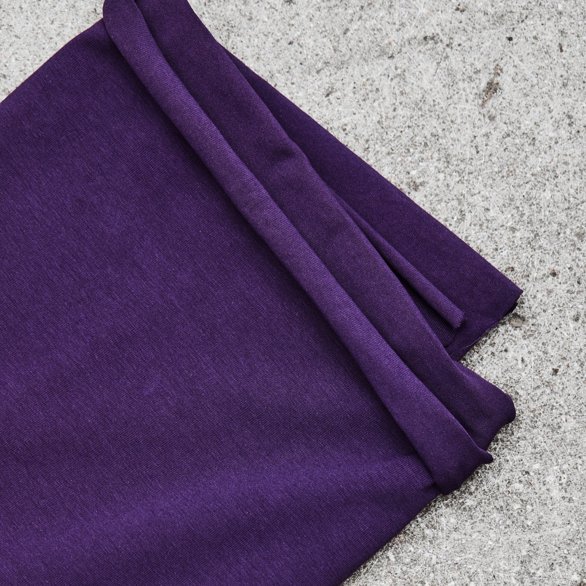 ORGANIC SINGLE JERSEY • Plum $45.00/metre