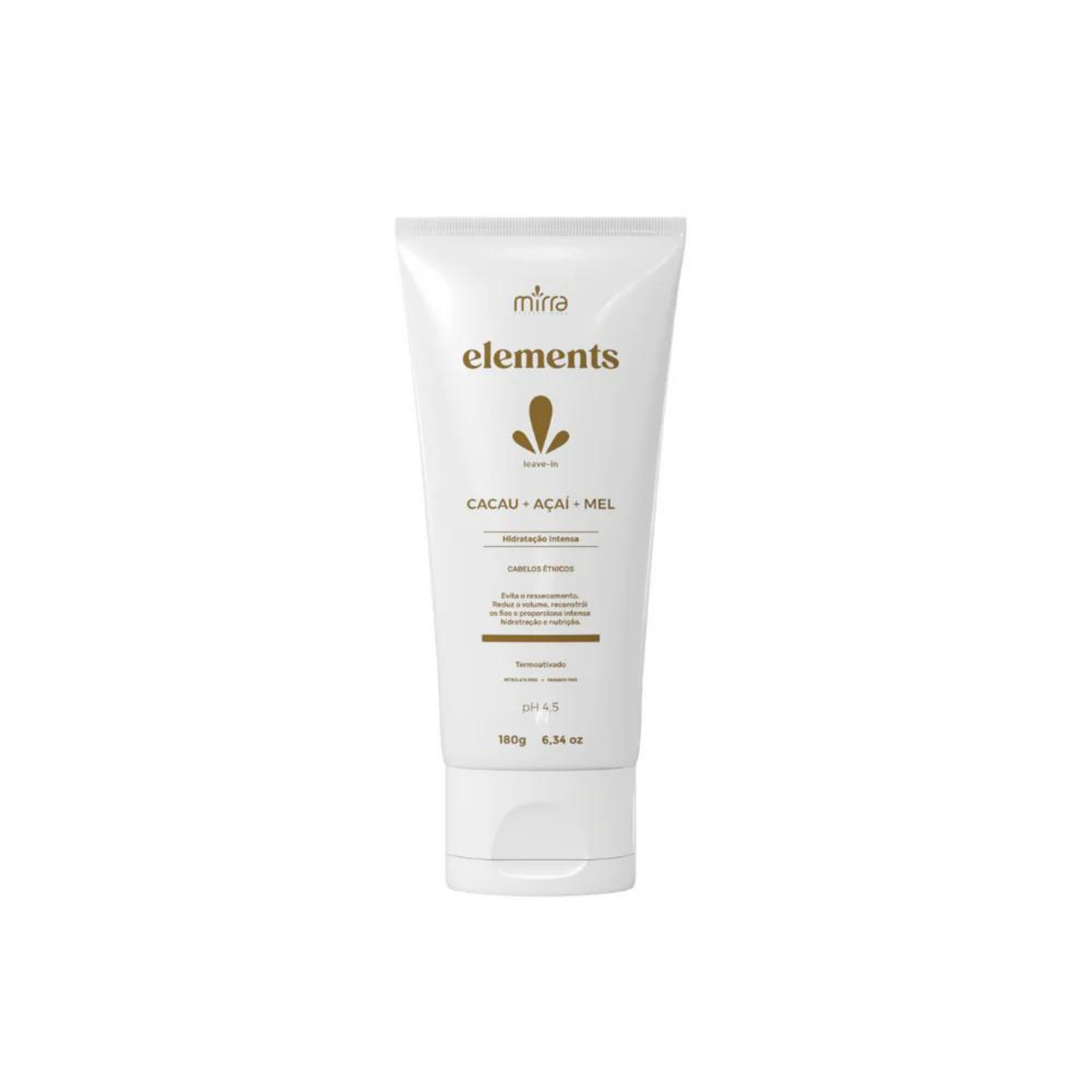 Mirra Leave-In Elements Cacau Mel Açai 180ml