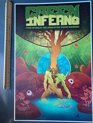 Green Inferno 11x17 Signed Print