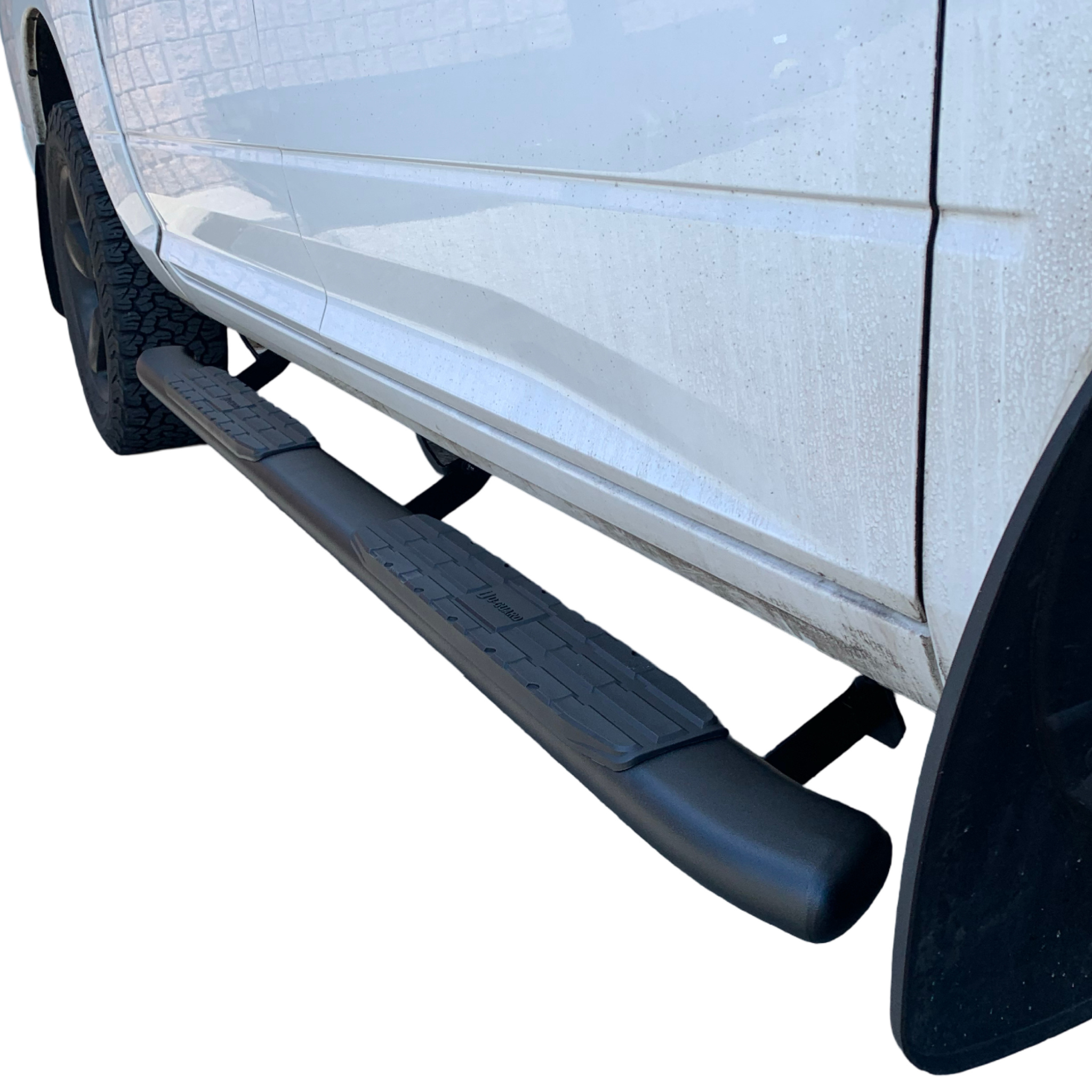 GM Sierra/Silverado 2500/3500 4" Black Oval Side Steps