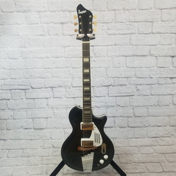 Supro 1575JB Black Holiday Dual Pickup Americana Series