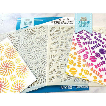 La-La Land Crafts Sweets Stencil st033