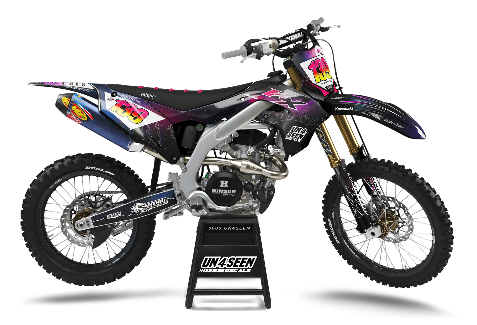 Kawasaki galaxy Graphics Kit - Dart