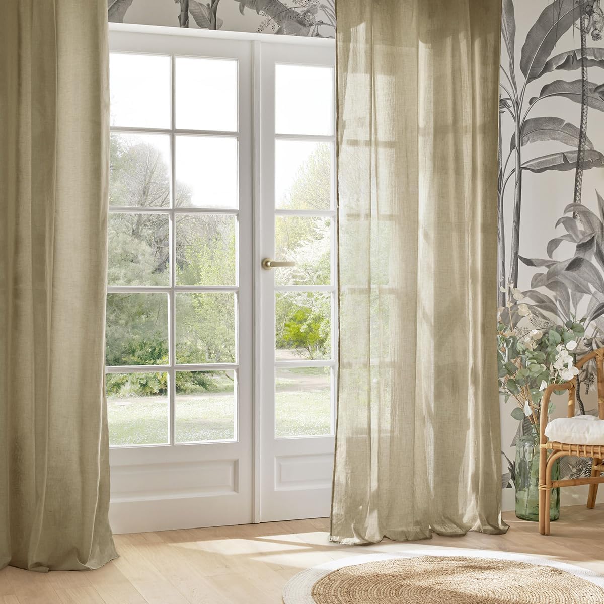 PAXTA - Tyndt gardin, beige - EasyGardin