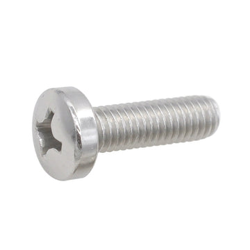 M4 x 18mm Phillips Pan Head Machine Screws Stainless Steel 316 Passivated 72 Hours Salt Spray Test (Red Rust), 3600 pcs/Pack
