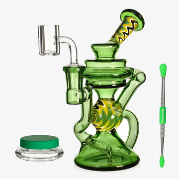 Phoenix Star Portable Recycler Dab Rig Bong with Case