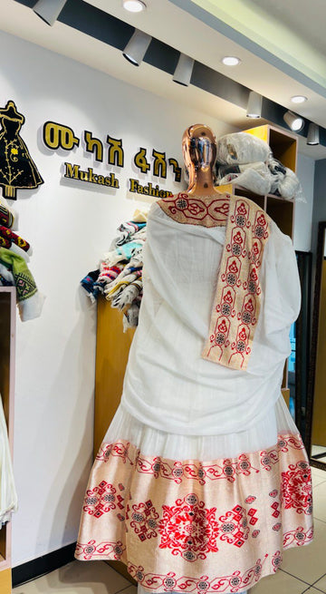 Modern Wedding collection Ethiopian kemis
