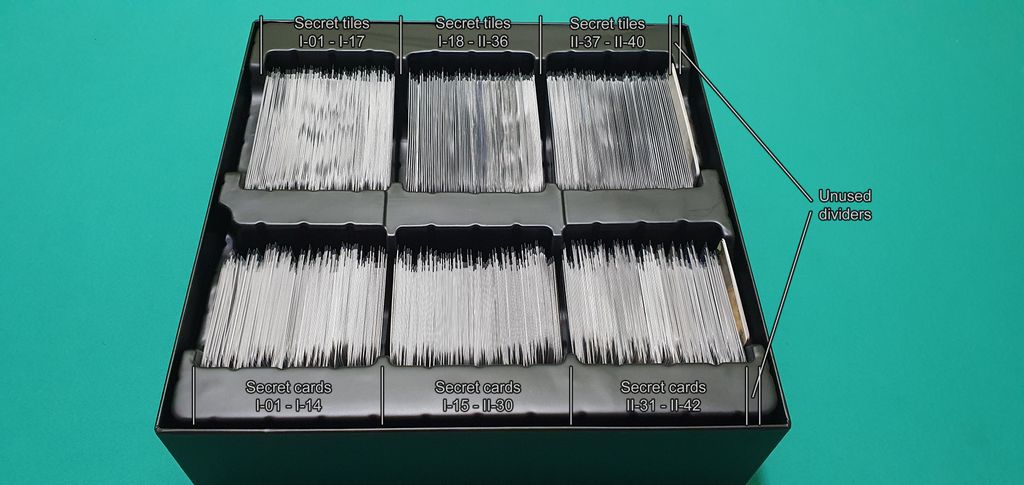 Awaken Realms sleeves and box -- Please share photos of how you have the cards organized