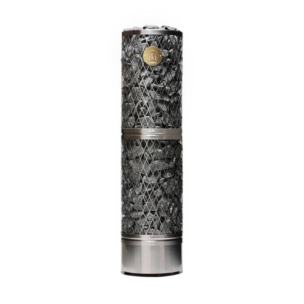 Electric Sauna Heater with textured surface and metallic accents on a white background