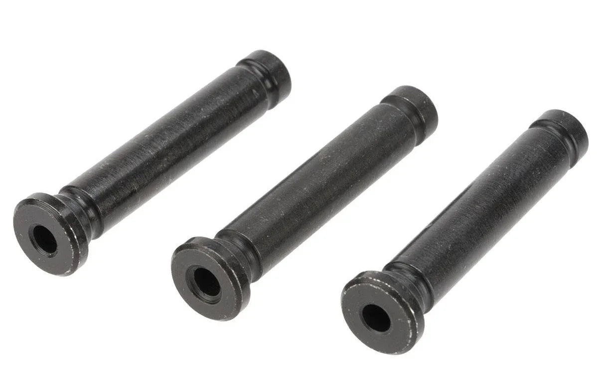 Set of three black metal PINS MASADA AIRSOFT accessories by A&K for airsoft gun parts
