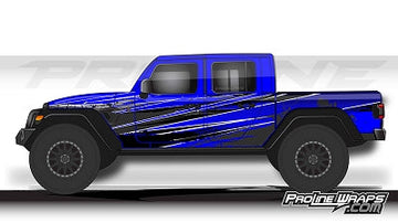 Proline Wraps - Jeep Gladiator JT Wrap Kit  - Burnout