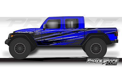 Proline Wraps - Jeep Gladiator JT Wrap Kit  - Burnout