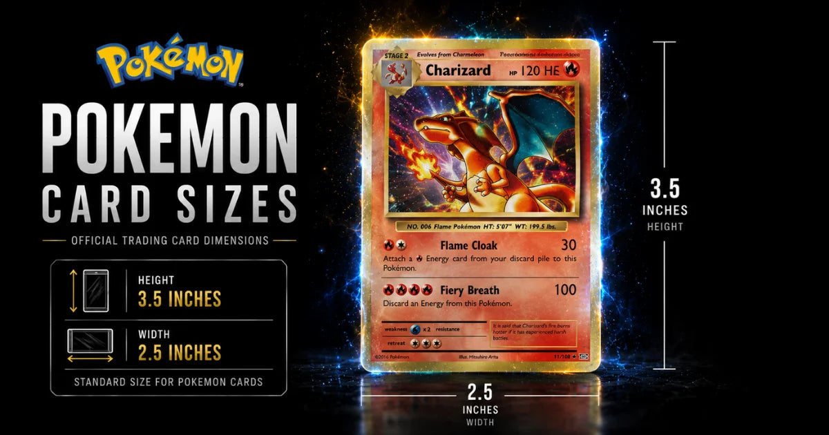 Pokemon Card Sizes: Heights & Measurements (2026)