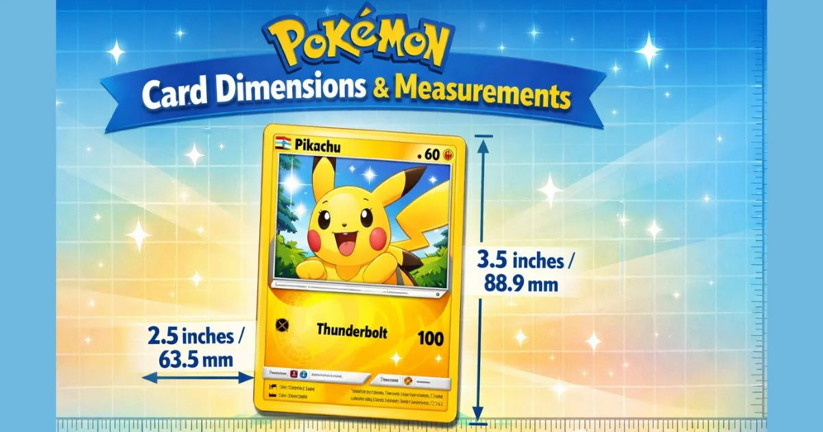 Pokemon Card Dimensions & Measurements (2026)