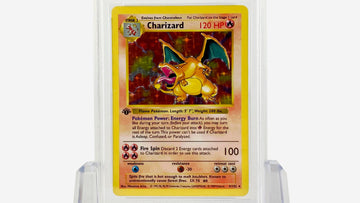 1999 shiny Charizard Pokémon card sells for record £169,000