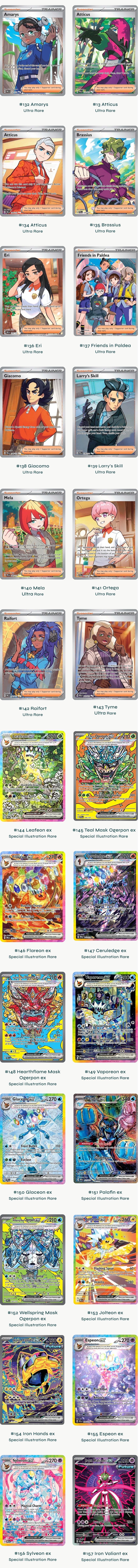 All The Secret Rares From Prismatic Evolutions – The Trainer Court