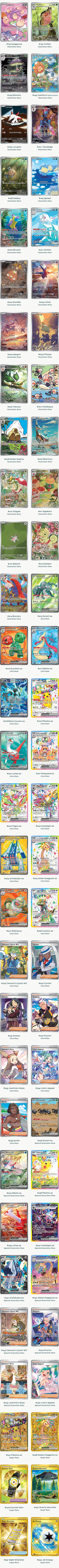 All The Secret Rares from Surging Sparks – The Trainer Court