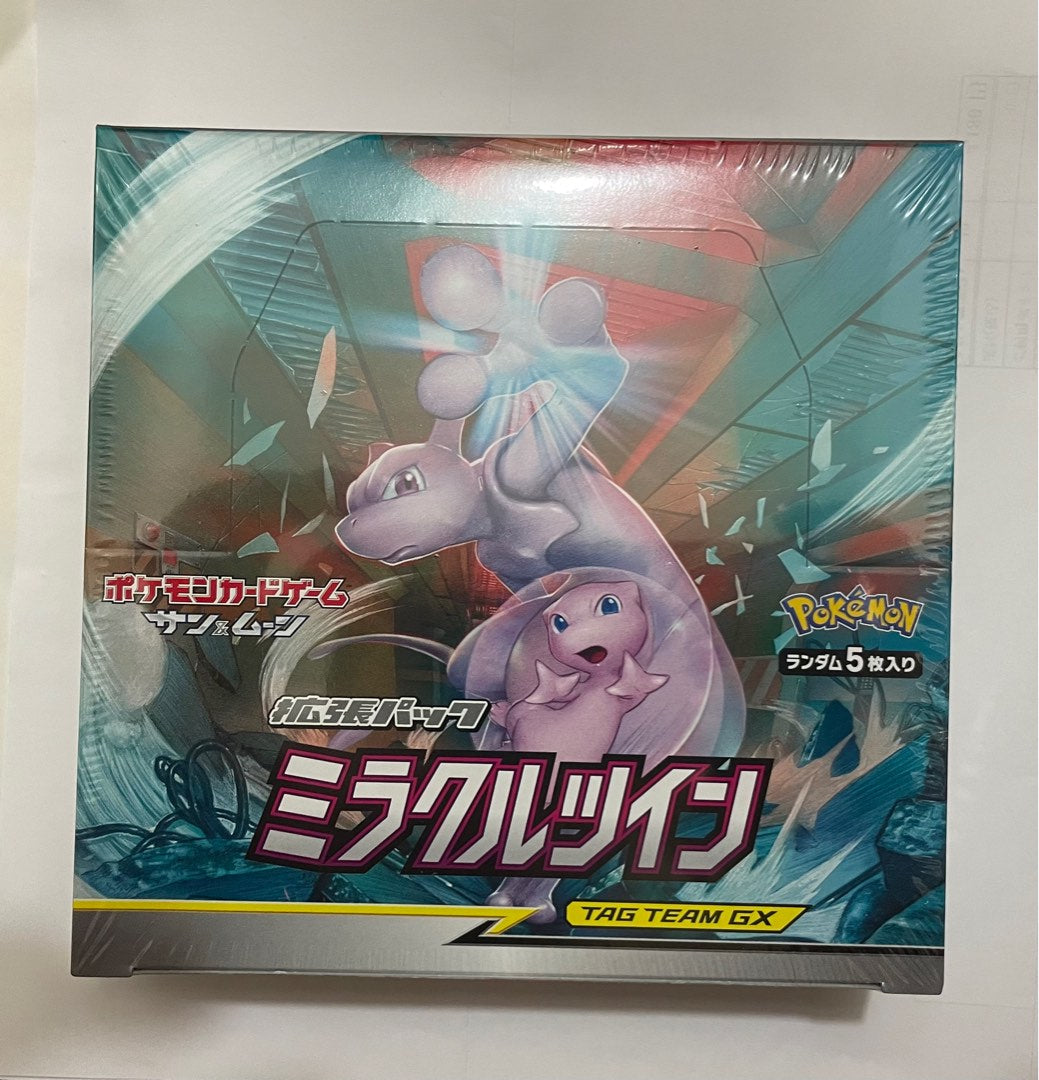 Pokemon Japanese Miracle Twins SM11 Booster Box, Toys & Collectibles, Trading Cards, Card Boxes & Cases on Carousell