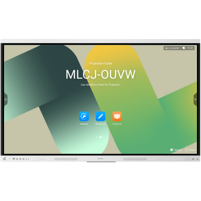 Pantalla Interactiva IdeaHub Board 3 Base de 65" / 4K / 8 GB RAM / 128 GB Flash / Android 15 / Wi-Fi 6  / 25 ms Latencia de Escritura / Gestión desde la Nube