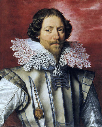 The Younger Frans Pourbus Portrait of a Frenchman - Canvas Print