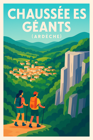 Affiche de Chaussée des Géants - L'éclat sauvage de l'Ardèche