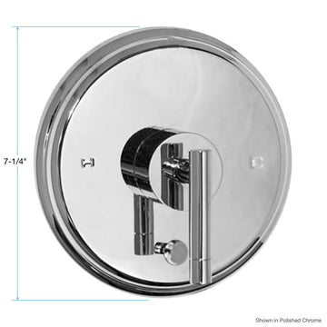 Trim for Sigma Tempress II Shower Valve with Diverter with Palermo Handle