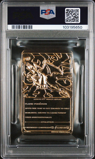 1999 Burger King Pokemon Gold Cards Charizard PSA 8 Graded Card
