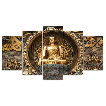 Tableau Bouddha Couleur Or