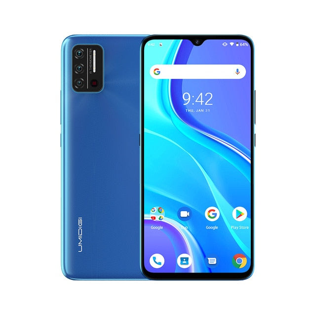 UMIDIGI A7S Global Version 6.53" 20:9 Large Full Screen 32GB Triple Camera Cellphone Infrared Temperature Sensor Type C