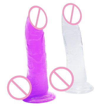 Soft Long Realistic Jelly Dildo - Own Pleasures