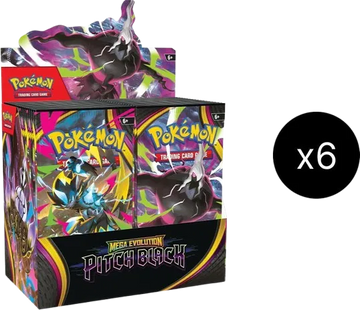 Pokémon TCG: Mega Evolution— Pitch Black Booster Display - Case Sealed case of 6 booster boxes (PRE ORDER) Release Date: 17th July 2026