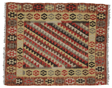 3 x 4 Vintage Afghan Kilim Rug 80133