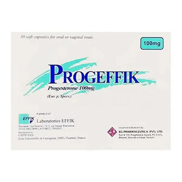 Progeffik 100mg — Micronized Progesterone Capsules for Women – Available in Pakistan