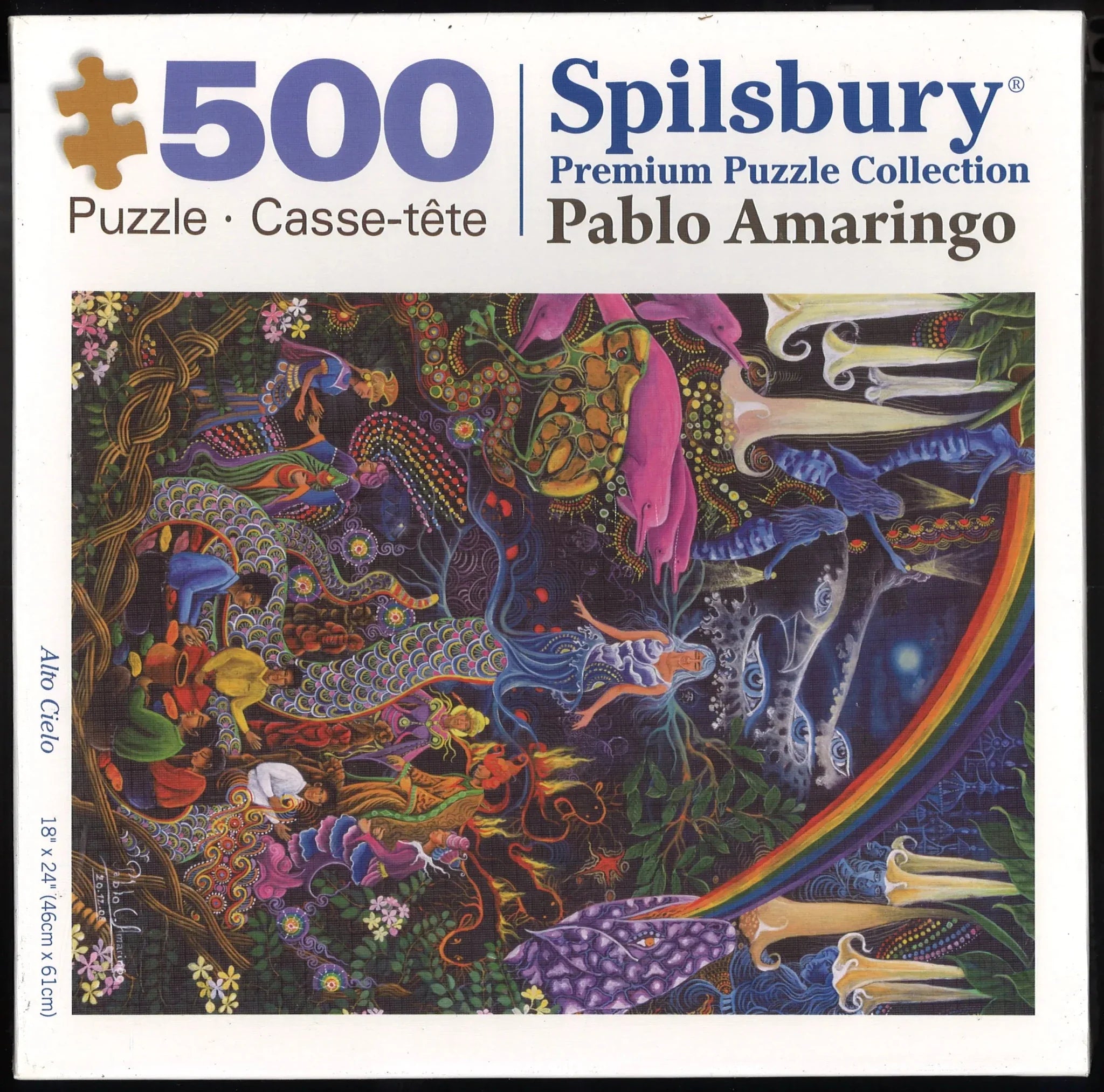 Puzzle: Alto Cielo - Pablo Amaringo (500pcs) - The Bookstore