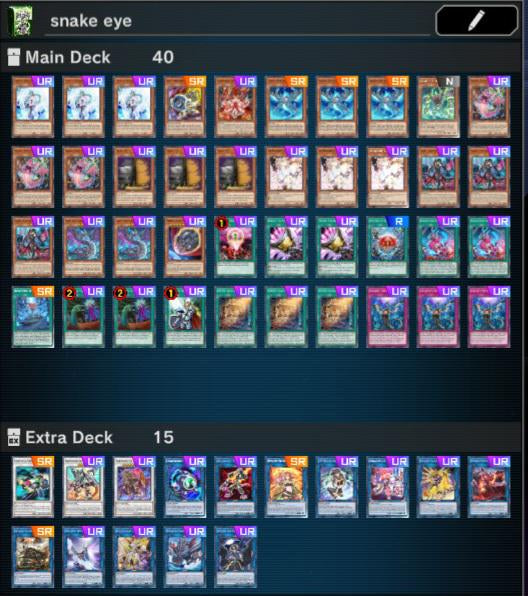Snake Eyes Decklist+ Explanation : r/masterduel