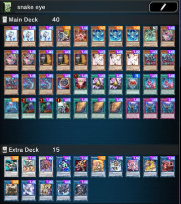 Snake Eyes Decklist+ Explanation : r/masterduel