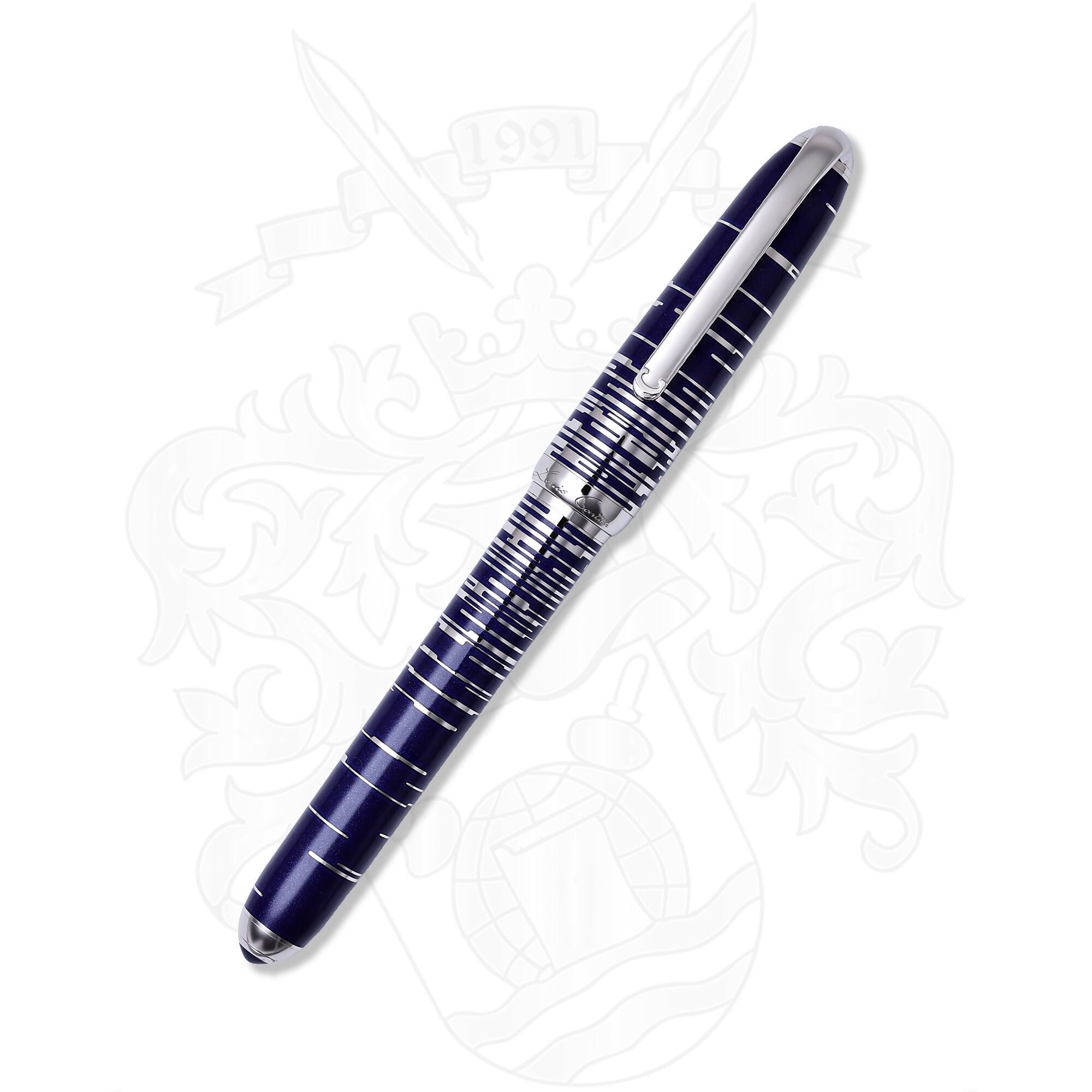 Cartier Constellation Blue Lacquer Fountain Pen