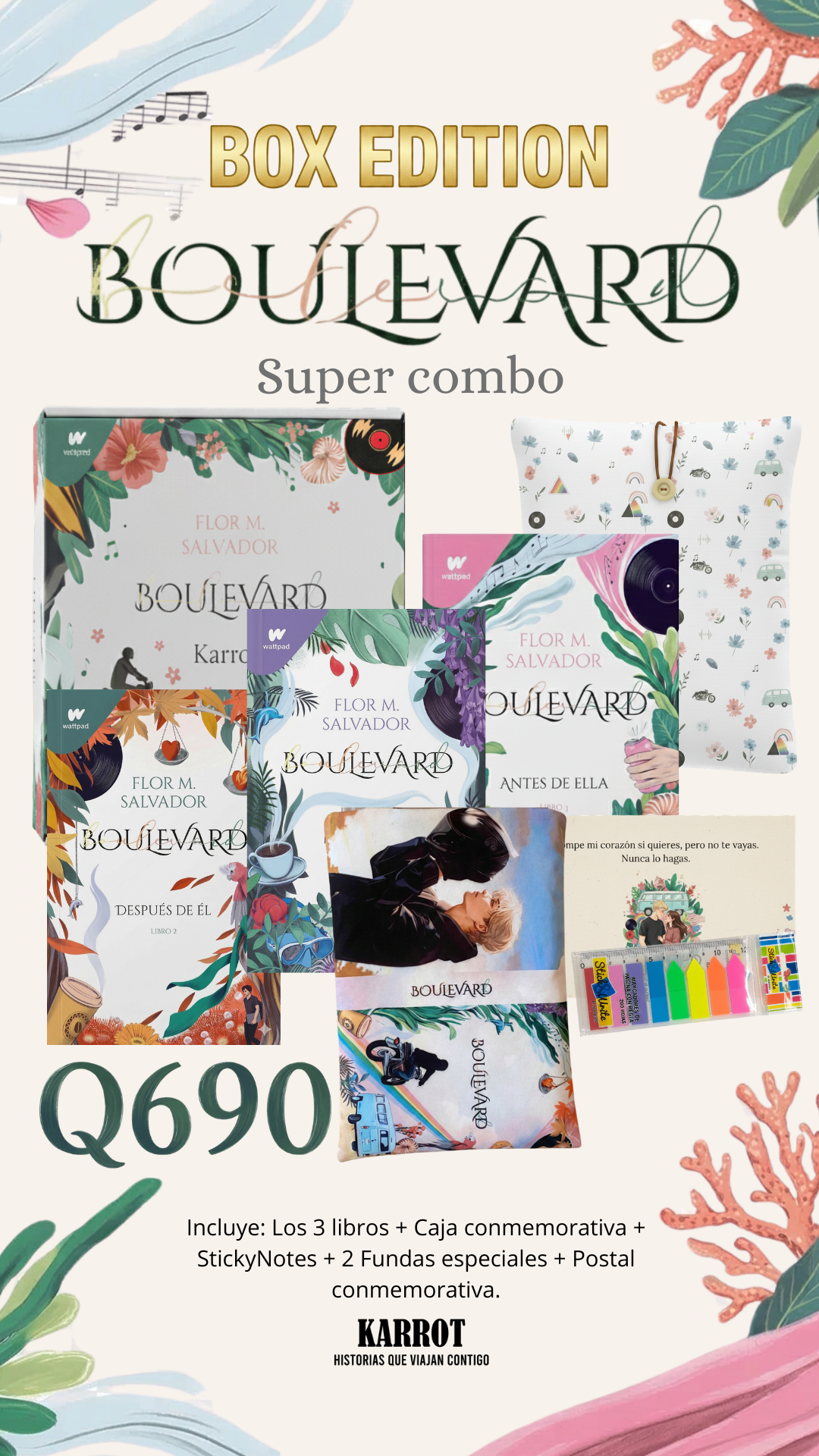 Super Combo Boulevard - Caja literaria  (3 libros)