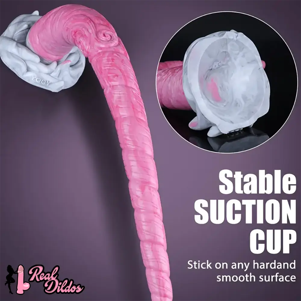 16.9in Unique Horn Elephant Fantasy Big Long Dildo For Hands-Free Play Real Dildos