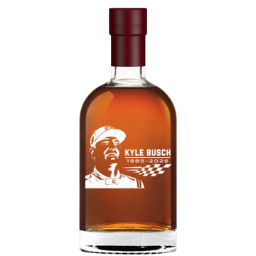 Rebel Bourbon Kyle Busch Memorial Custom Bottle - Main Street Liquor